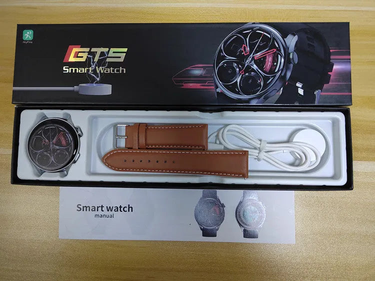 Bluetooth smart watch with heart rate blood pressure blood oxygen monitor 1.28 inch screen IP68 waterproof