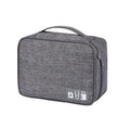 Portable waterproof mobile phone digital bag in blue, 24.5x18x10cm, made of polyester for travel