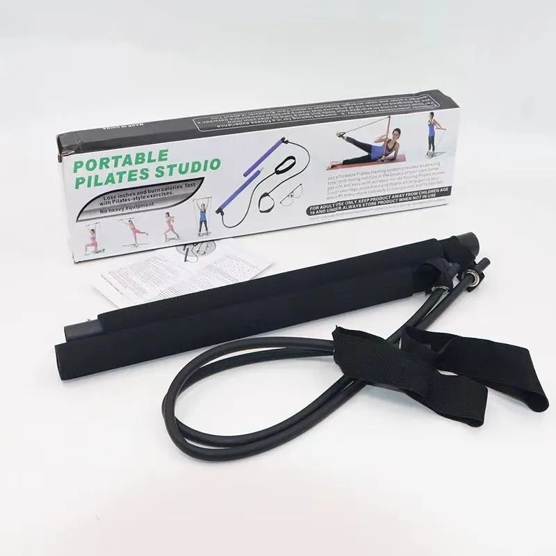 Colour options for a multifunctional adjustable fitness pulling rope on a gym mat.