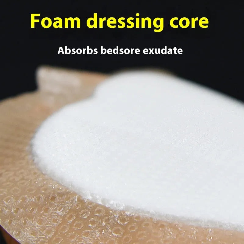 Skin-coloured silica gel foam bedsore sticker for pressure ulcer prevention
