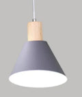 Retro wrought iron single-head droplight shade available in A Gray colour option
