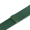 Stainless steel watch strap in silver colour compatible with 38mm and 42mm watches