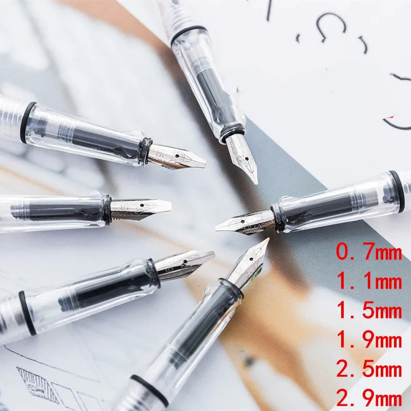 Art Word parallel calligraphy pen with ceramic shell and duckbill nib for Gothic and Roman lettering.