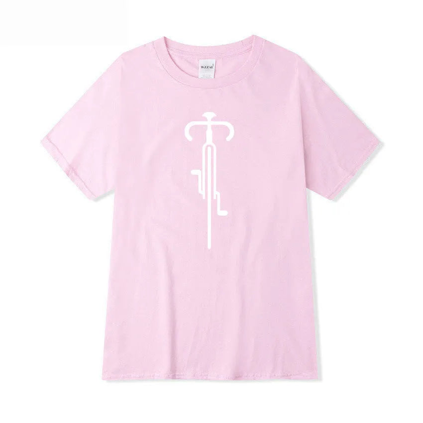 Men's casual cotton round neck printed t-shirt in multiple colours including black, white, navy blue, and red