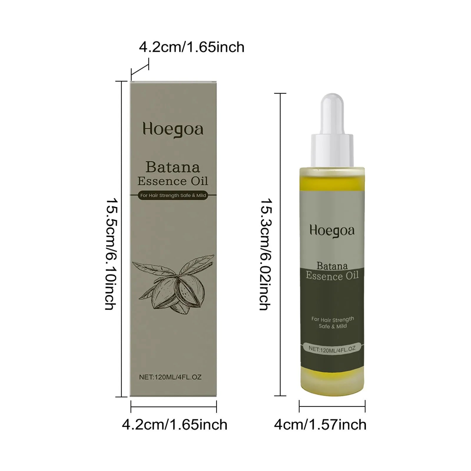 Platthana Secret Hair Essential Oil 120ml bottle with natural ginger and rosemary oils