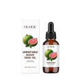 30ml bottle of guava seed oil facial serum with a clear ingredient list.