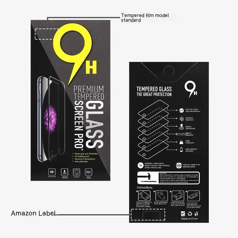 Black bare mold privacy tempered glass screen protector for iPhone models 13 14 15 series