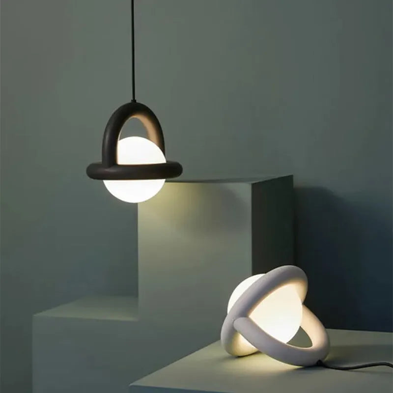 Danish designer hanging line pendant lamp in Nordic style for bedside or living room
