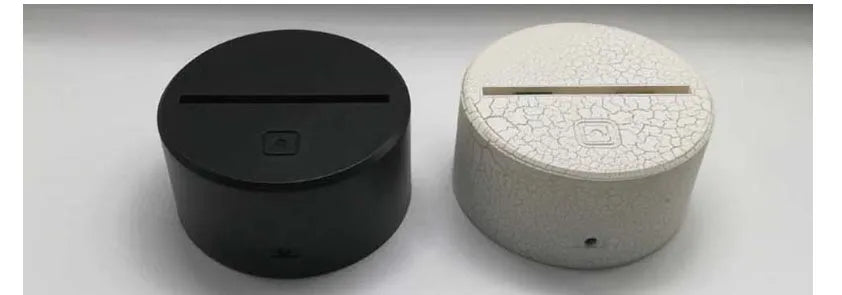 3D rose flower design LED night light on a black ABS base with USB cable and remote control.