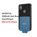 MP282P 4500mAh back clip battery power bank for iPhone Android USB-C in multiple colours