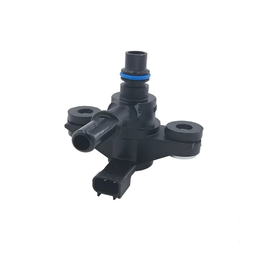 Black ABS plastic Ford turbocharger solenoid valve, model AU5A-9G866-AB