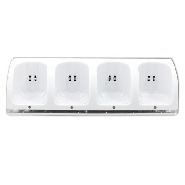 Wii charger set with four rechargeable batteries and USB cable, black model