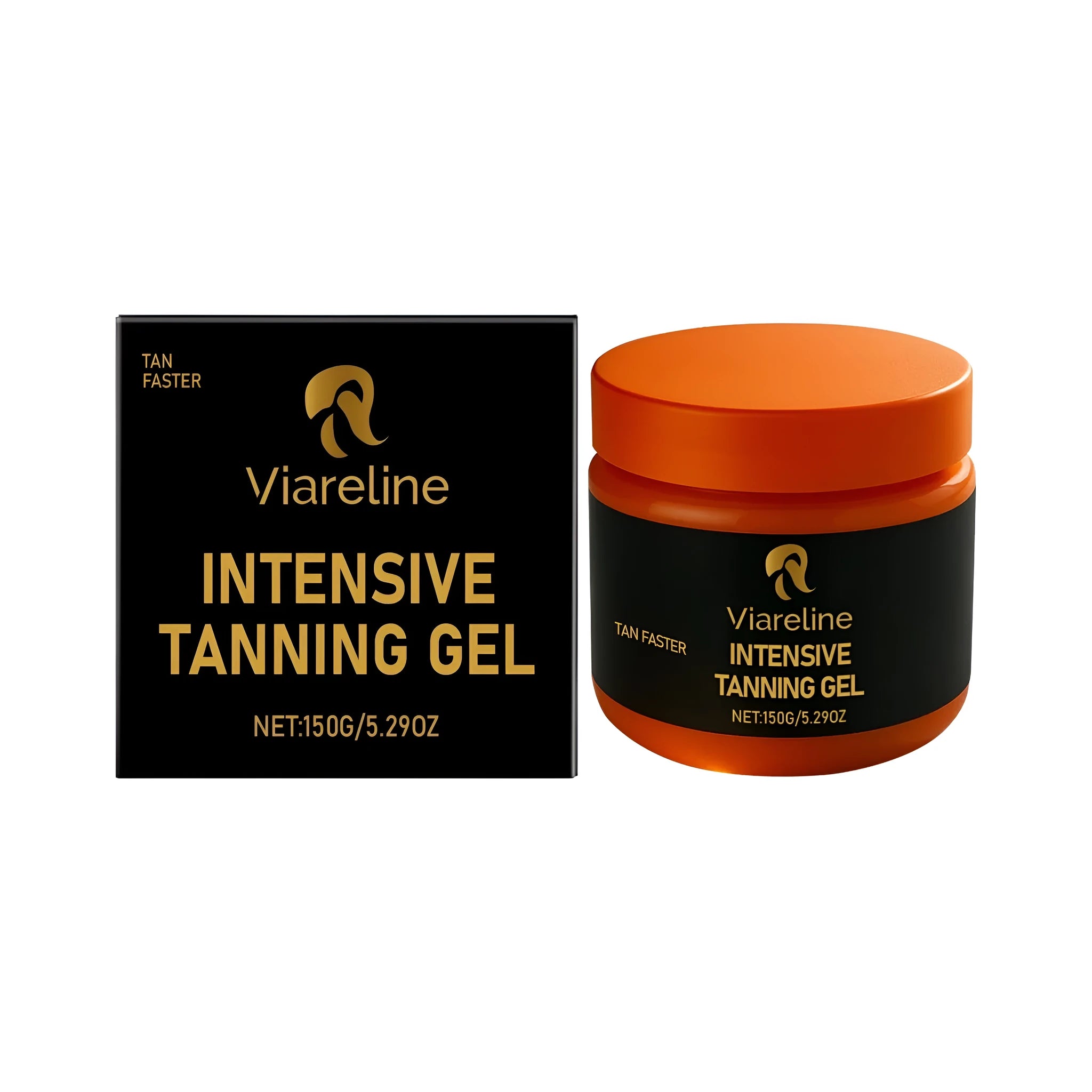 Black Repairing Gel in 150g jar with glycerin and Vitamin E for moisturising skincare