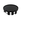 54mm silver and black plastic wheel caps for Japanese vehicle hubs