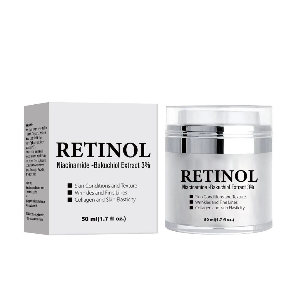 Retinol face cream 50ml for tender skin, whitening, moisturising and anti-wrinkle repair
