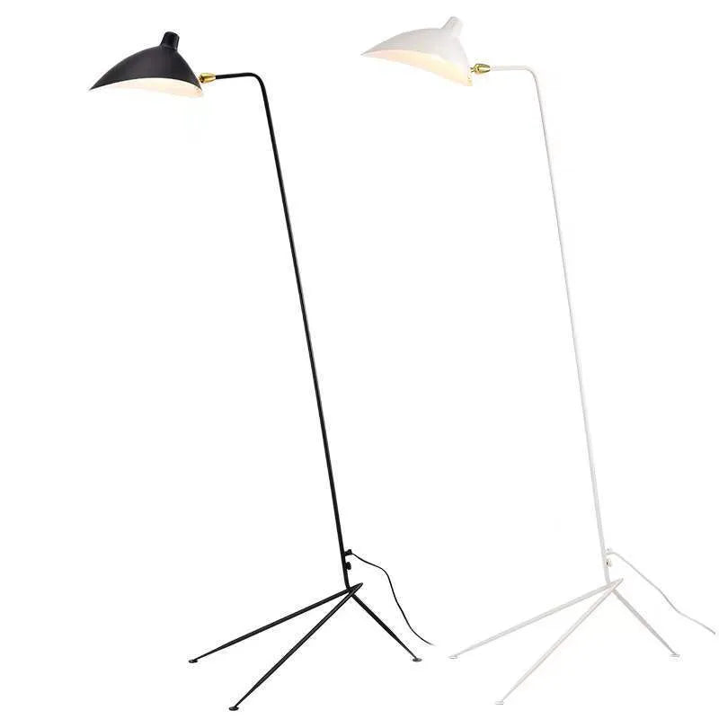 Duck tongue floor lamp or table lamp in black or white, Nordic style, 220V, for bedroom or study