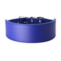 Fish-shaped leather dog collar in five colours with adjustable sizing and anti-breaking design