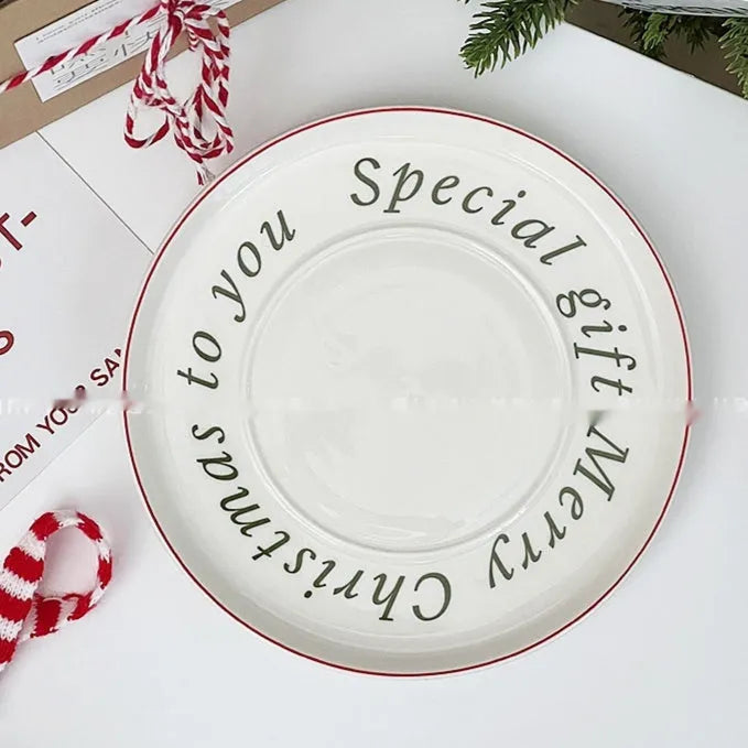 Creative Design Christmas Tree ceramic coffee cup and saucer set with 180ml cup and 15.2cm saucer in festival pattern