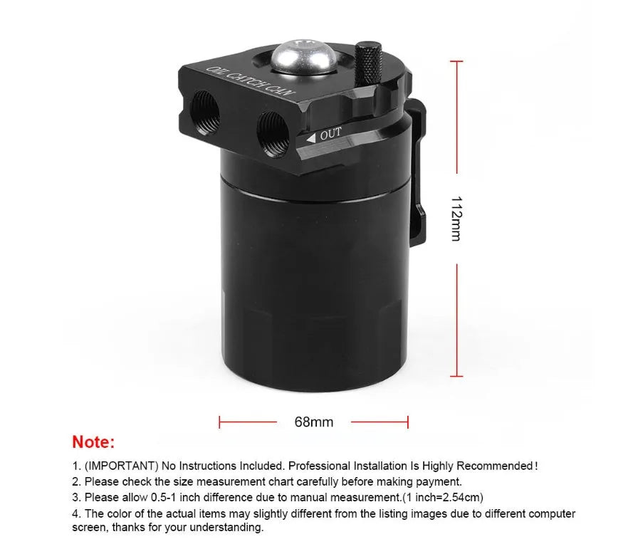 Aluminium alloy oil separator modification kit for Ford Expedition in four colour options