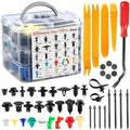 32 kinds car expansion screw kit with PP fastener clips and bumper trim set