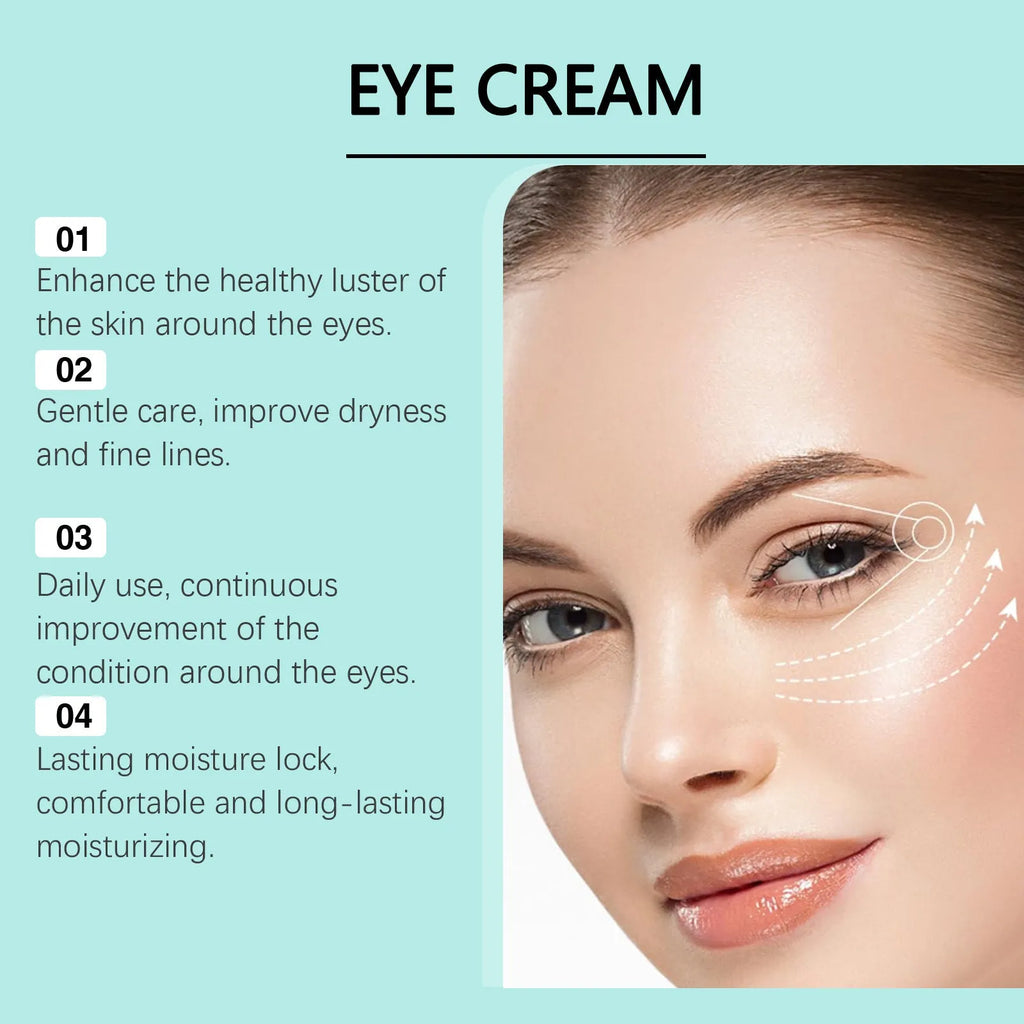 30g container of retinol anti-aging eye cream with hyaluronic acid