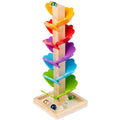 Wooden rainbow music tree educational toy with 10 beads, 22.5 x 71cm, colour box or kraft box option