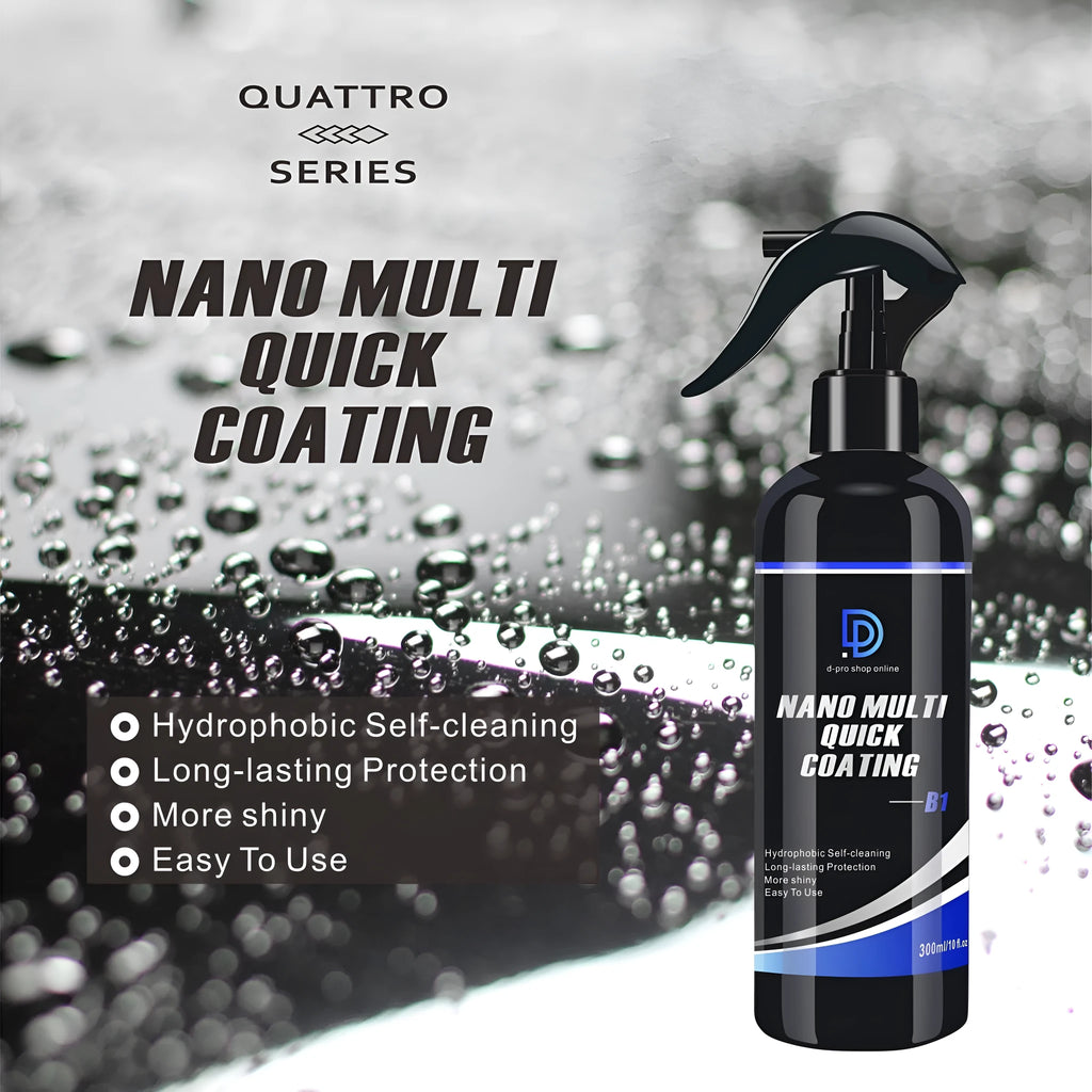 Automobile universal coating spray 300ML bottle with nano silica for vehicle exterior coating use