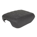 Black rubber central armrest pad for Jeep Wrangler JK JKU 2015-2018 interior centre console