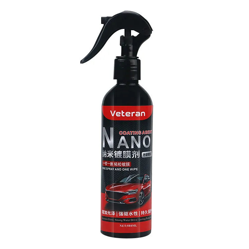 Car coating spray bottle for quick polishing and protective maintenance