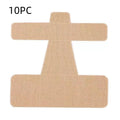 Pre-slitting hallux valgus brace elastic support PVC muscle paste in blue worn inside a shoe