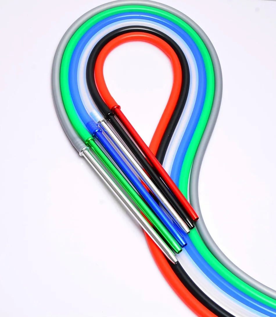 Aluminium hookah silicone water pipe in six colour options with wind-resistant hose