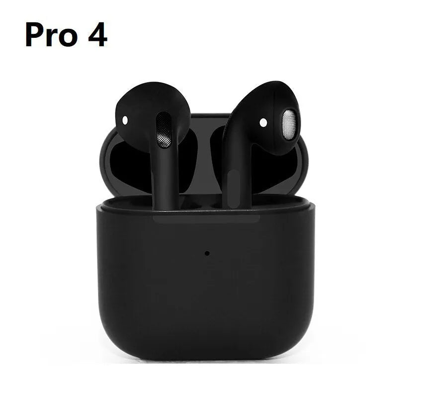 Sports Pro4 wireless Bluetooth in-ear headset in black or white colour.