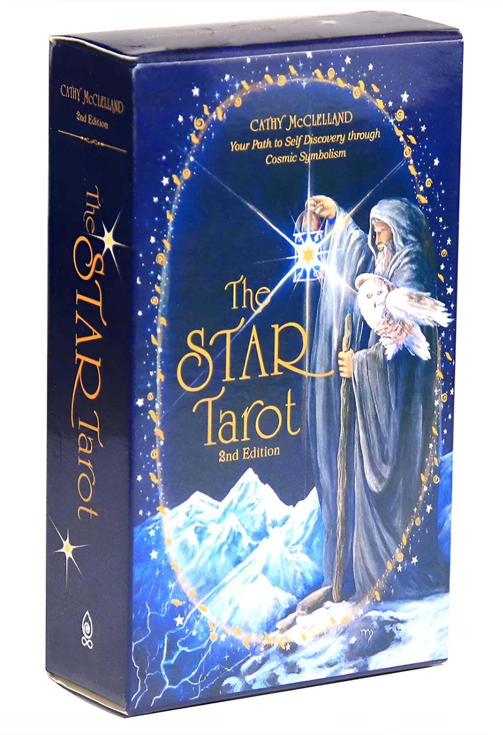 English Tarot Oracle Card Prism Card deck with coated paper finish, 44-78 cards in narrow and wide sizes, full English text.