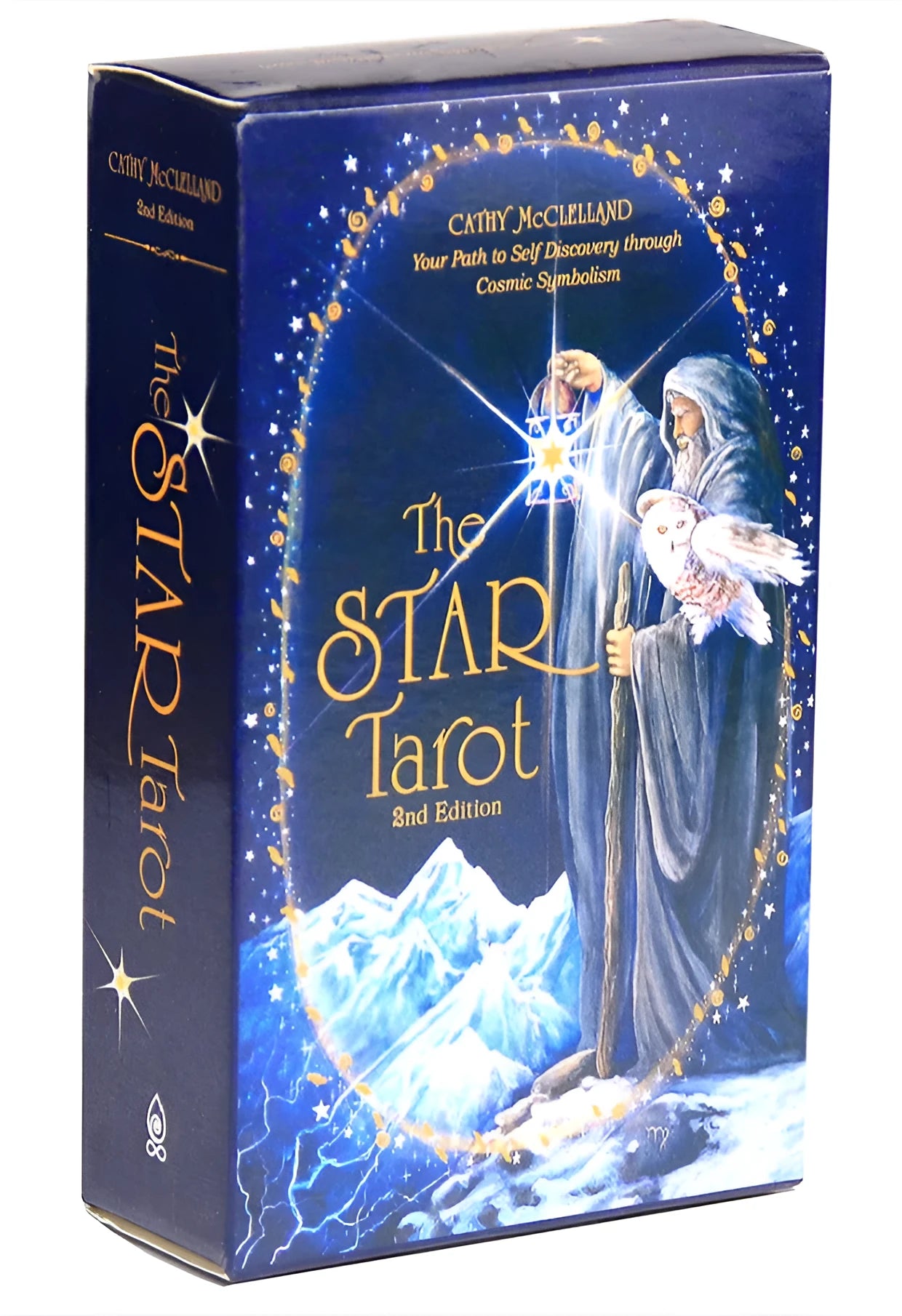 English Tarot Oracle Card Prism Card deck with coated paper finish, 44-78 cards in narrow and wide sizes, full English text.