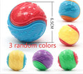 Dog Molar Long Lasting Ball TPR Toy – random colour rubber chew ball for pets