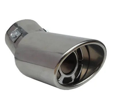 Modified stainless steel automotive exhaust pipe muffler for GM vehicles, photo colour finish