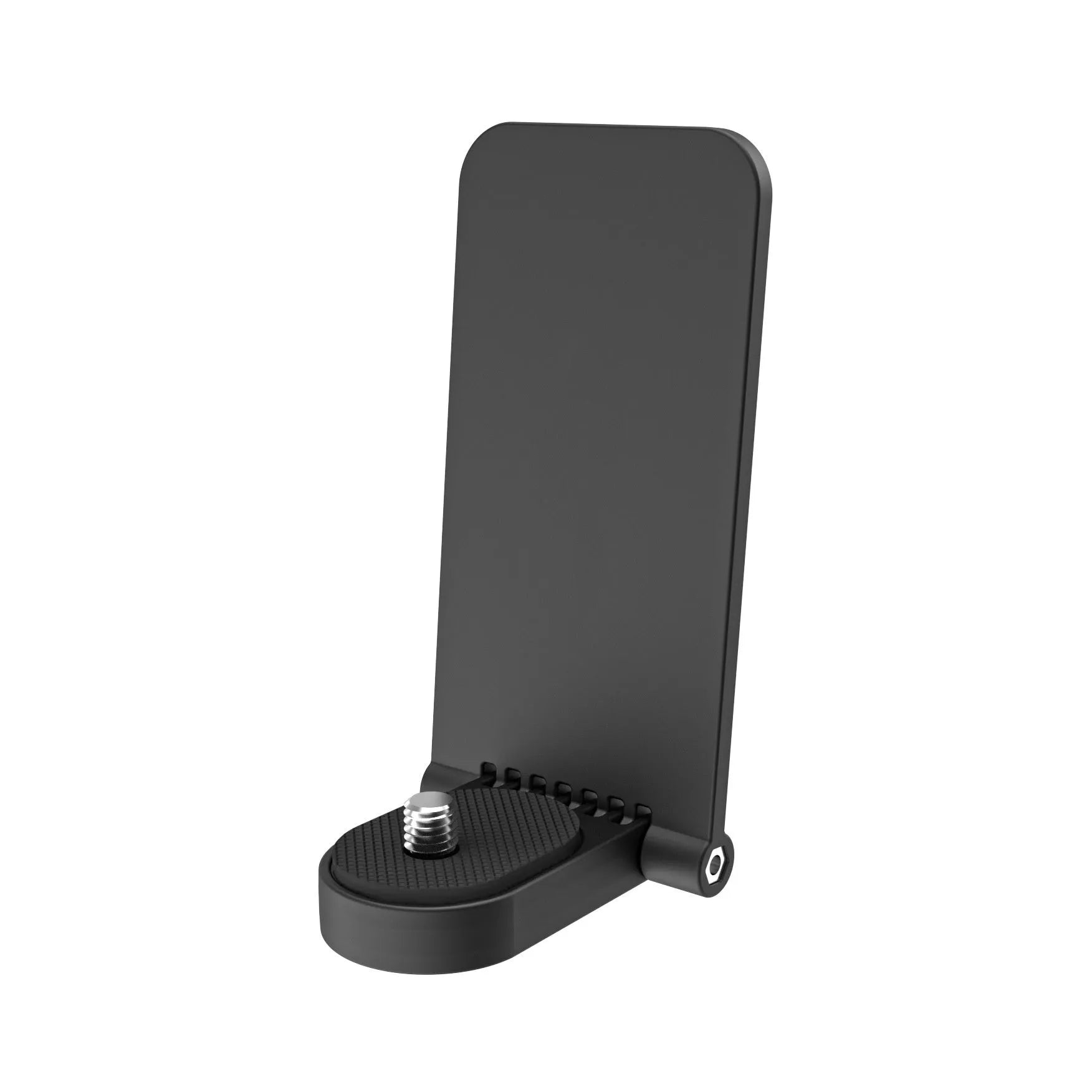 Black magnetic bracket base accessory for Insta360 X4 camera with adjustable angle handle