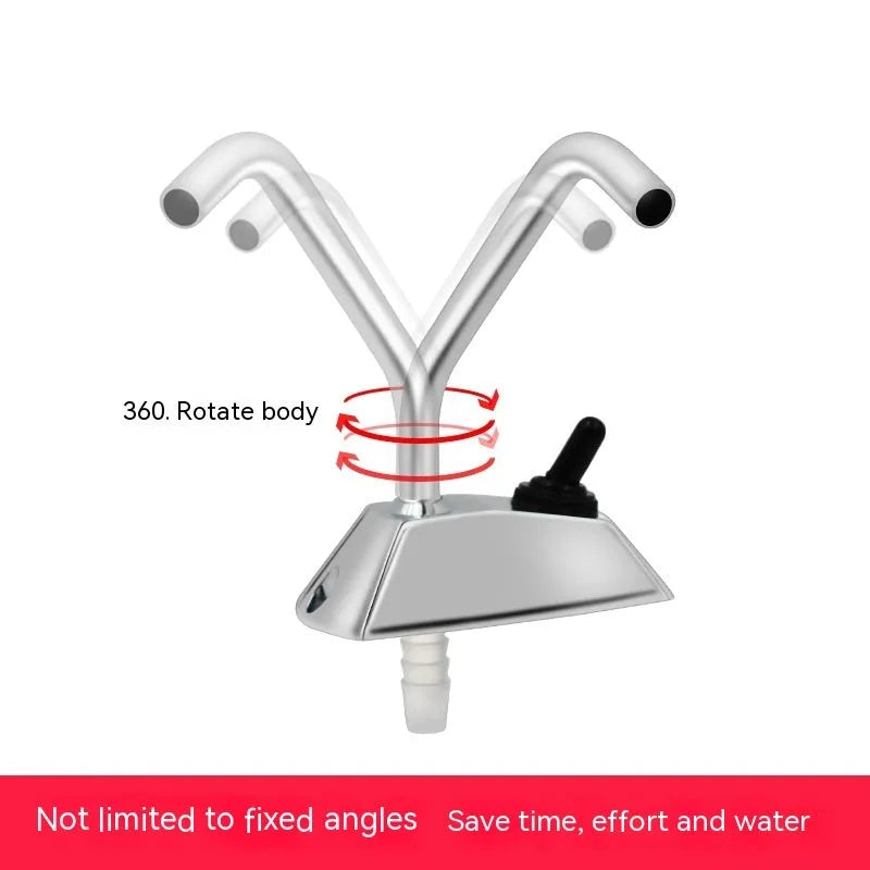 316 stainless steel electronic control RV faucet with mirror polish finish