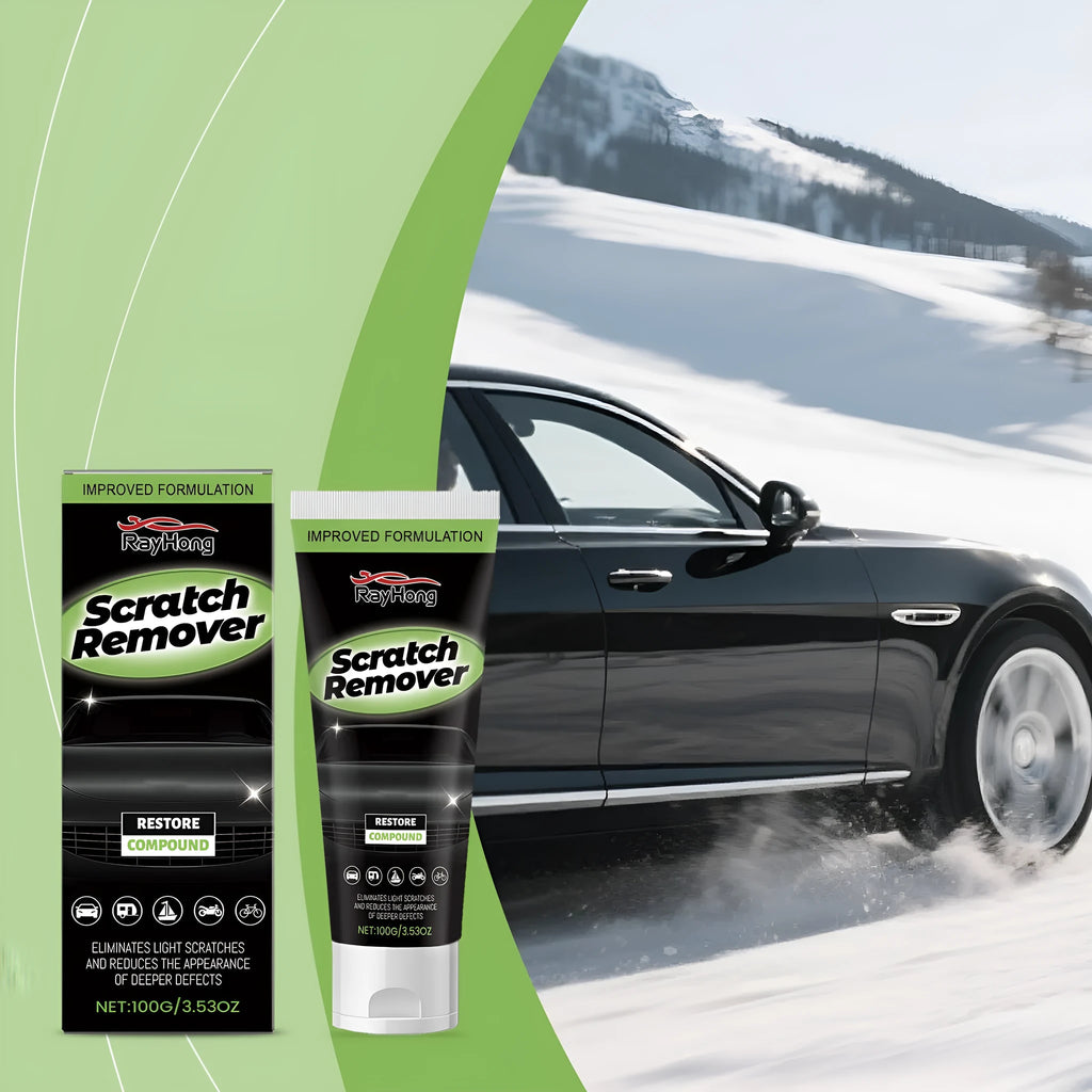 100g tube of car paint scratch recovery cream with 3.8cm diameter on a clean surface