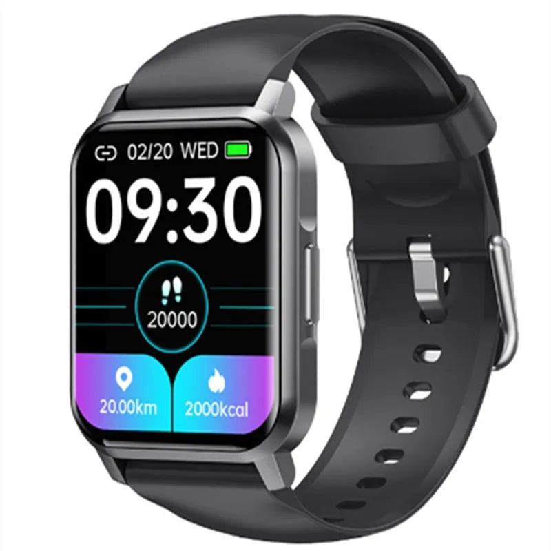 M2 smart bracelet watch with colour display on a silicone wristband, shown in black colour