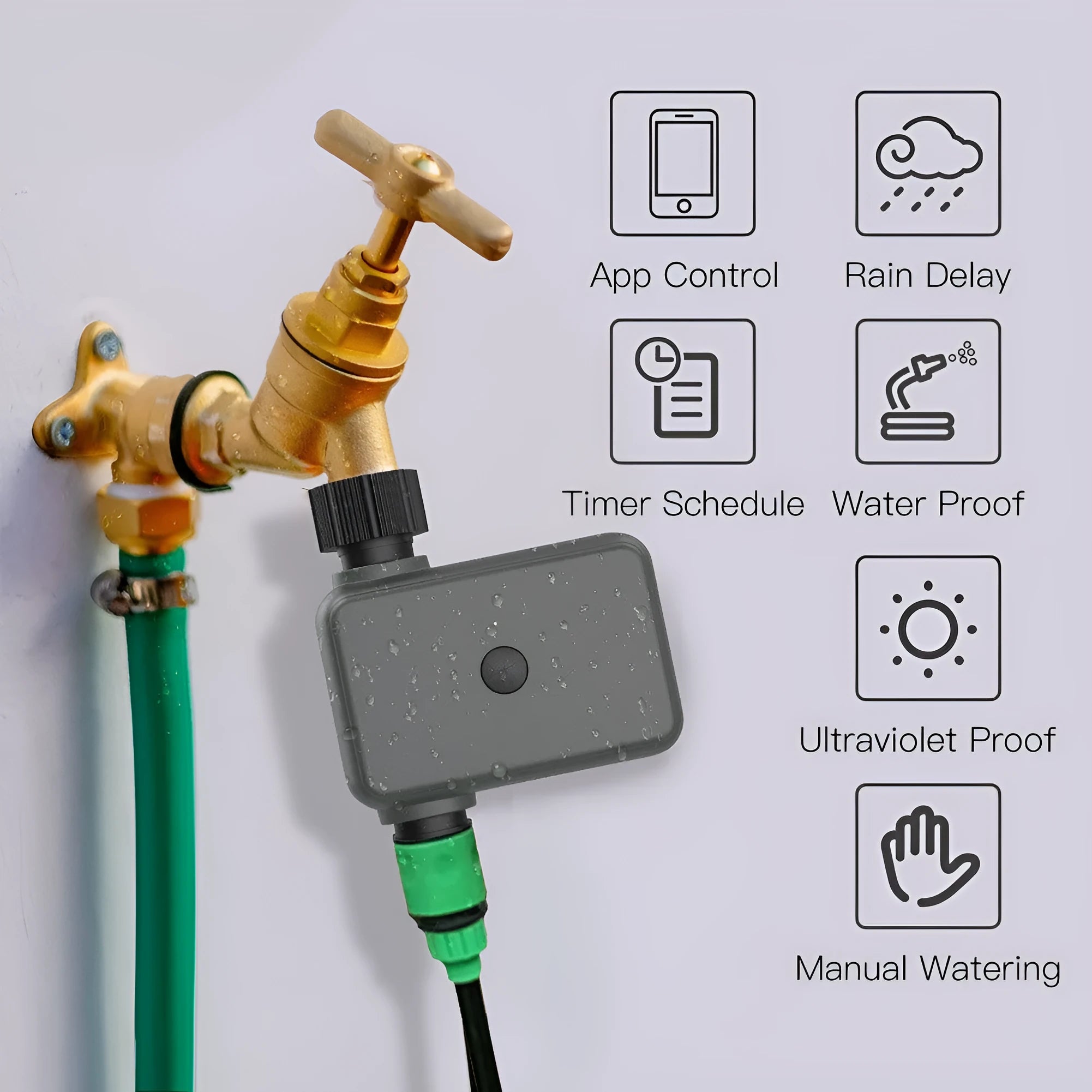 BWV-YC intelligent garden irrigation water valve smart home control system with irrigation valve