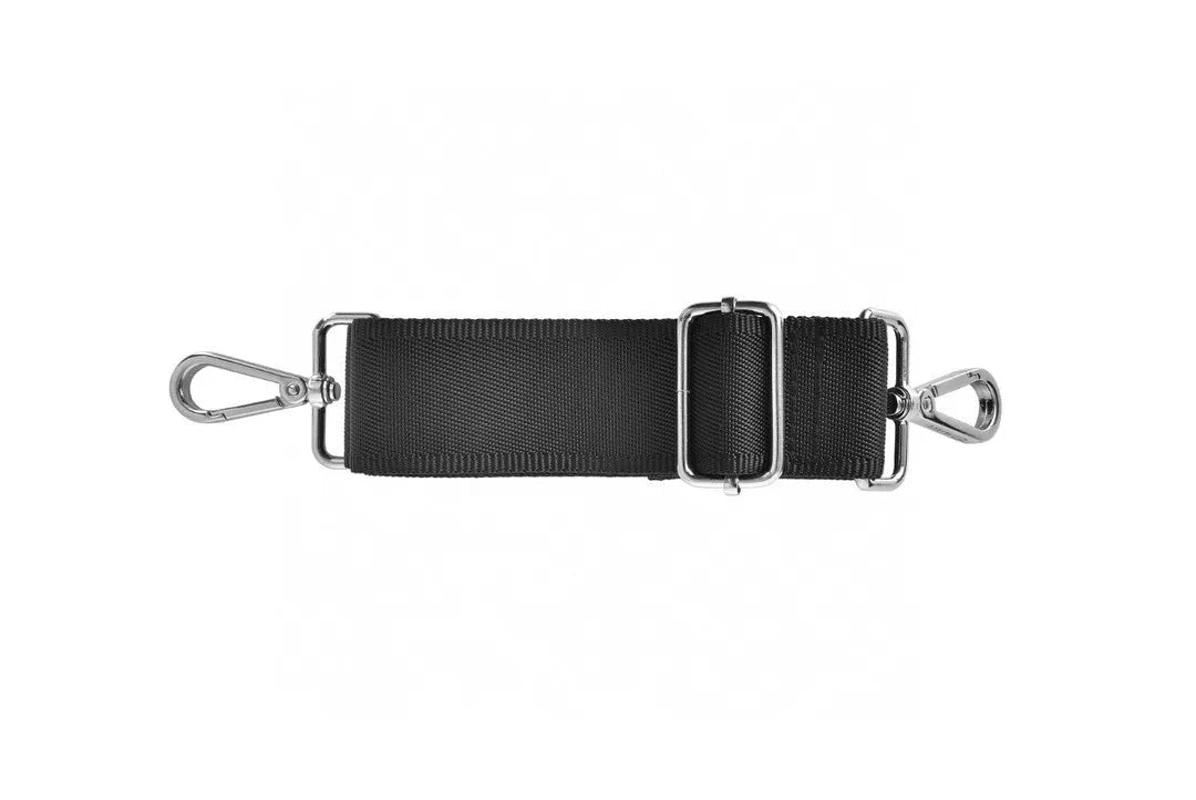 Black oxford cloth laptop handbag showing multiple internal pockets and a lock, suitable for a 14-inch or 15.6-inch computer.