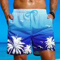 Men's ethnic style loose swimming trunks in a colour from the nine-option range.