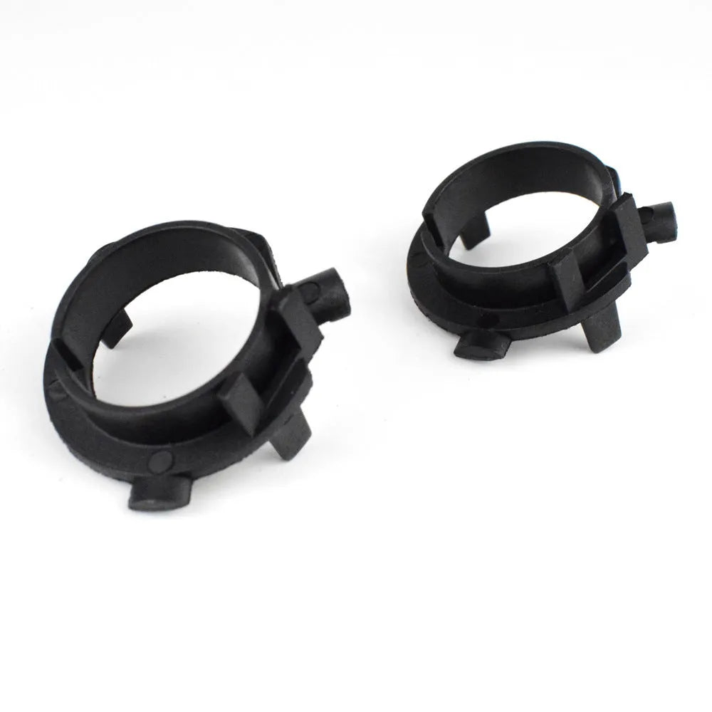 Compact black ABS plastic car card holder for dashboard, compatible with Gerui and Kia vehicles.