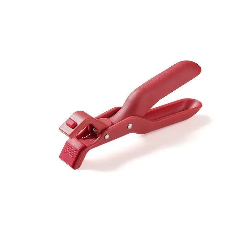 Creative household kitchen silicone anti-scalding clip in Azurite Green colour for handling hot pots