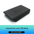 Huanxin TPE central control armrest box protective cover for Tesla Model 3 in black colour