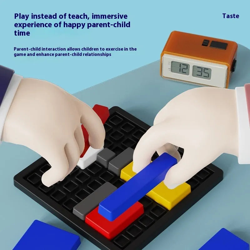 Children's logical thinking training puzzle board 13.4cm 88 levels ABS polypropylene with manual