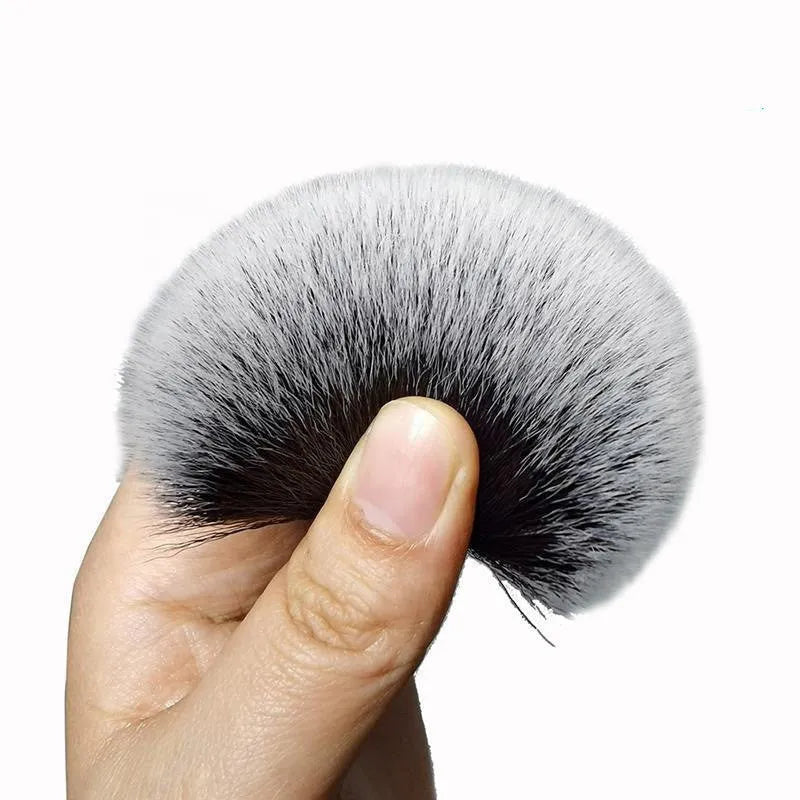 Black car detailing brush with PP handle and pig hair bristles showing 240mm and 160mm size options