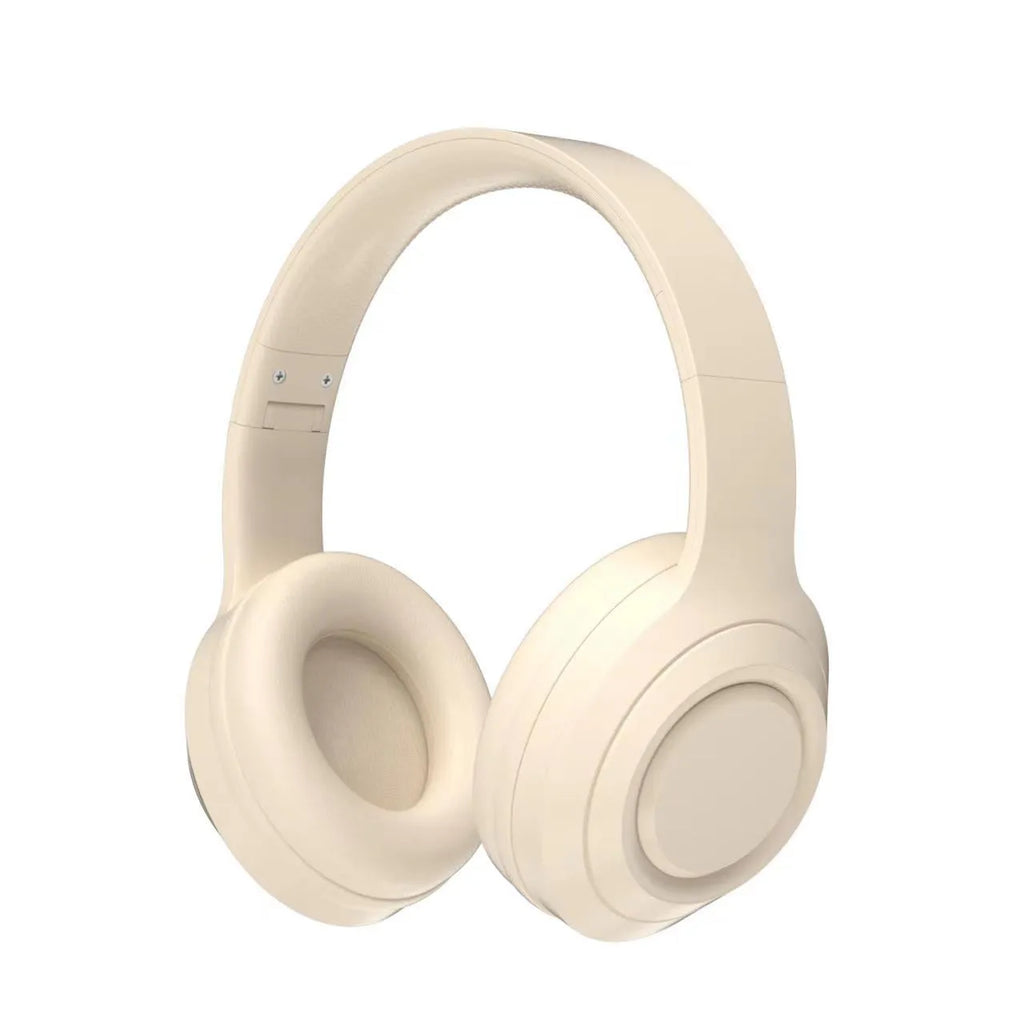 DR58 wireless Bluetooth headset with noise reduction in black, white, or pink colours