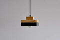 Japanese style solid wood chandelier with zinc alloy details in matte black or white finish